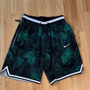 Nike dri fit palm print shorts. Size large